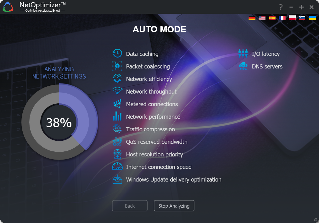 analyzing settings